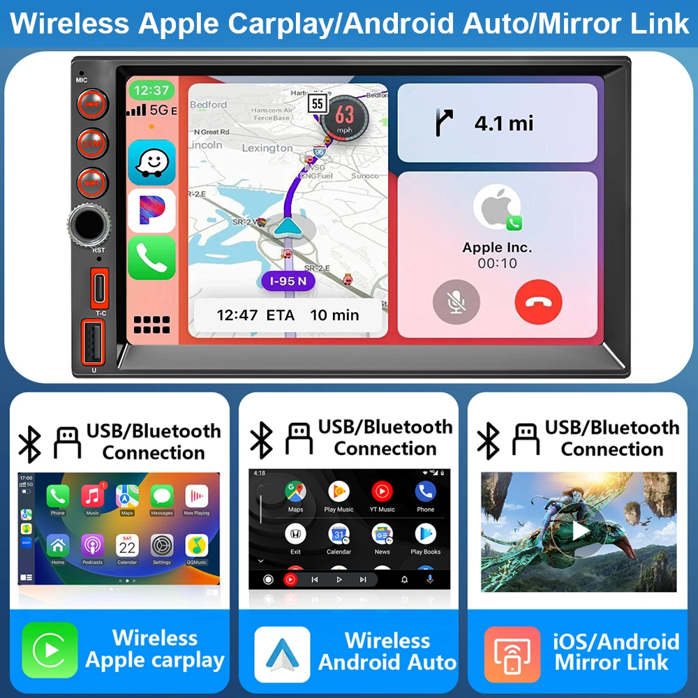 4+64G Apple Carplay For Toyota Truck 1988-1995 Android 13.0