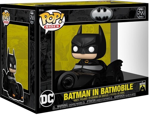 Funko Pop! Rides Deluxe Dc: Batman - Batman With Batmobile