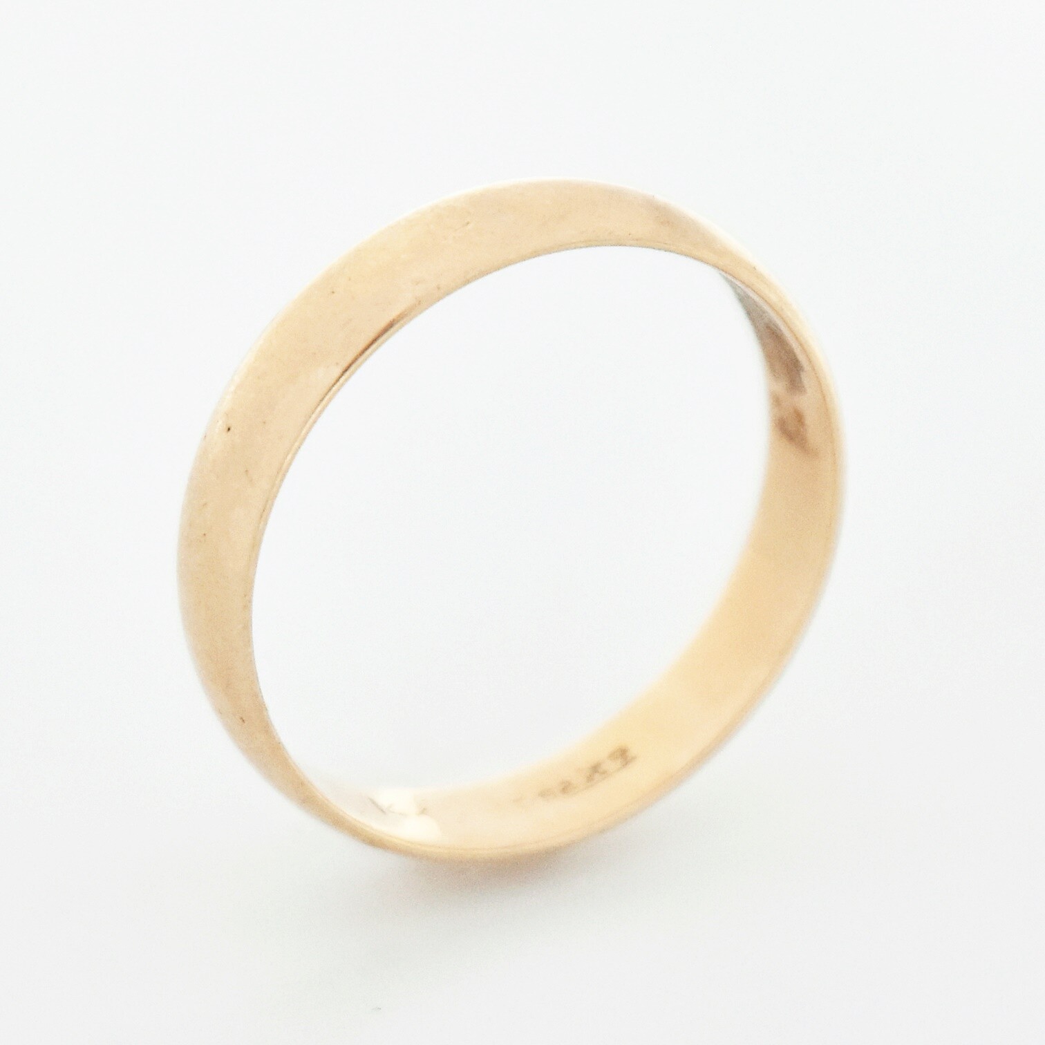 14k Yellow Gold Estate Keepsake Wedding Band/Ring Siz… Gem