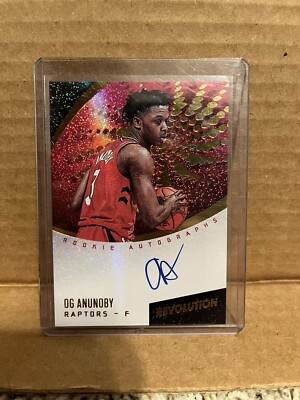 2017-18 Panini Revolution OG Anunoby Rookie RC On Card Auto 