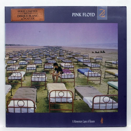 PINK FLOYD ⸺ a momentary lapse of reason ⸺ WHITE VINYL ⸺ EMI complete LP NM