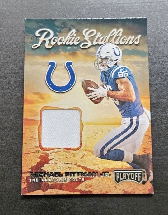 Michael Pittman Jr. Panini Playoff Rookie Stallions Jerseys #RS22 Base