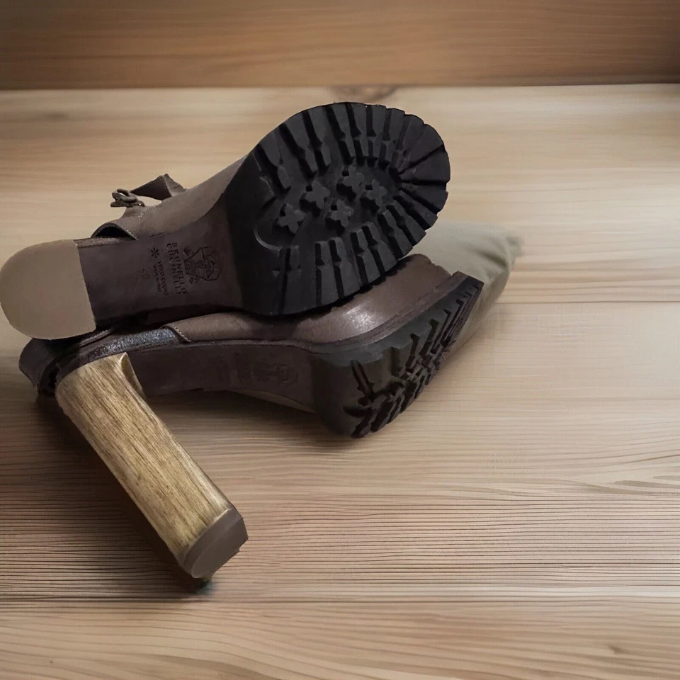 ⭐️brunello cucinelli 女式皮革短靴 - IT 40 码 — 第 3/4 张图片