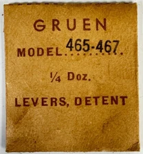 GRUEN  EB443 CAL465-467 SETTING LEVER DETENT FACTORY WATCH REPAIR PART WP2