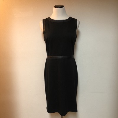 Ann Taylor Loft Black Sheath Sleeveless 