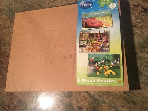 Disney Puzzle Set 3 Box 24 Piece Toy Story Cars Mickey Mouse - Picture 4 of 4
