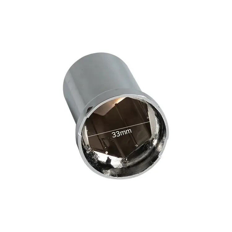 60x Black 33mm Wheel Nut Cover Plastic Caps Bolt Fit Truck Lorry Trailer Bus Lkw