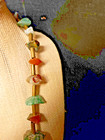 Semi Precious Stone Necklace 34" Barrel Clasp Graduated Beads Vintage — photo 6