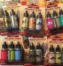 Ranger Adirondack Alcohol Ink Assortments  Blending byTIm Holtz - Your Choice