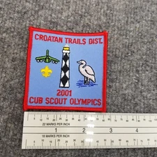 Croatan Trails District Cub Scout Olympics 2001 Patch