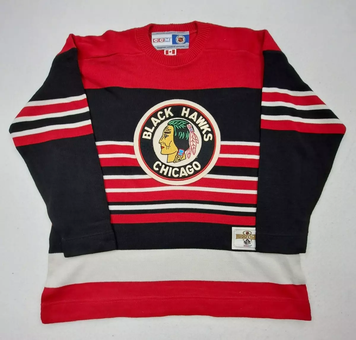 Vintage Chicago Blackhawks Jersey Sweater