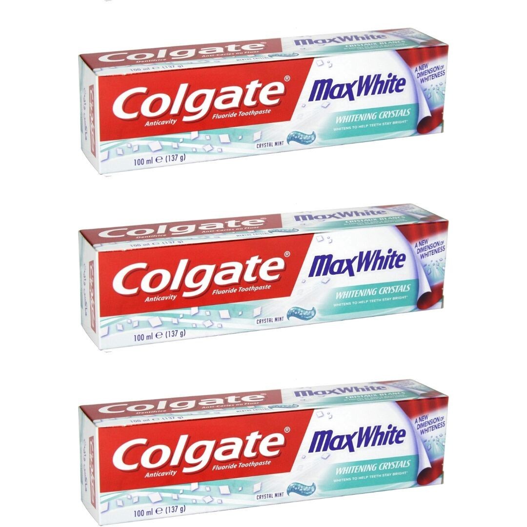 Colgate Max White Toothpaste crystal mint 100ML x12 - Image 5
