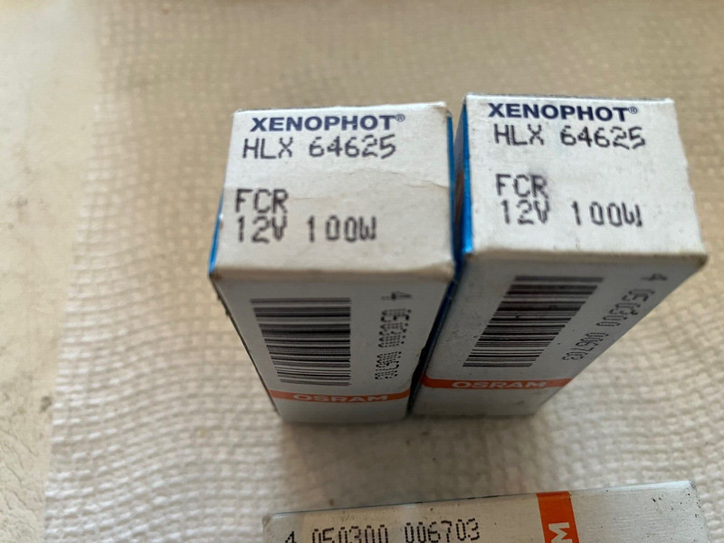 COLLIMATOR BULB LAMP, Osram HLX 64625, 12V 100W, Quantity = 2