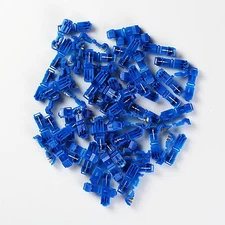 100 BlueT-TAP16-14Ga AWG Gauge12V Wire Taps Scotch Lock ConnectorsTerminals