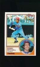 1983 Topps #647 Bobby Mitchell * Outfield * Minnesota Twins * NM *