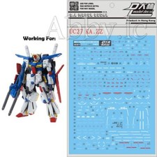 for MG 1/100 ZZ ver ka DL Model Master Water Slide pre-cut Decal Sticker MSZ-010
