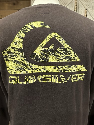 QUICKSILVER Y2K Pullover Crew Neck Sweatshirt Surf Skate Grunge Size Medium - Picture 4 of 7