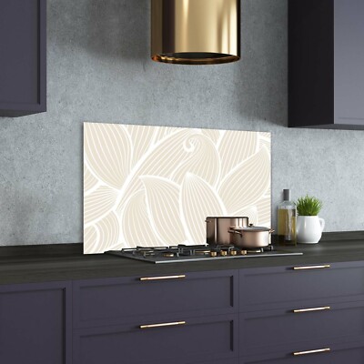 Panneau Décoratif Cuisine En Verre Tulup 100x70cm - Motif Pêches Vert Moderne