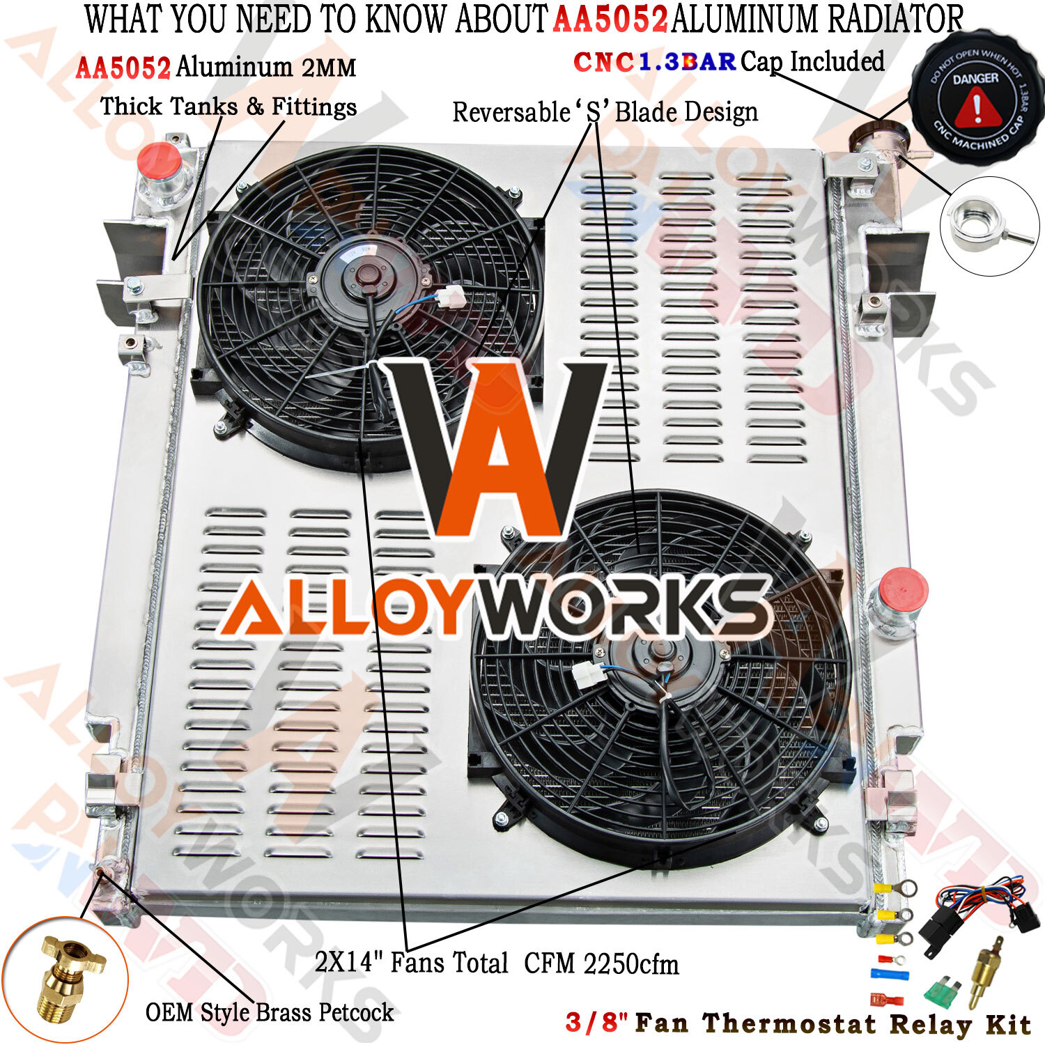 4 Rows Radiator&Shroud Fan For 2010-2012 DODGE RAM 2500 3500 4500 6.7L DIESEL