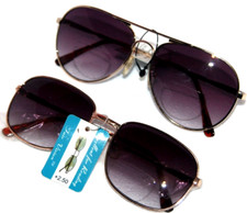2 Bifocal Tinted Reading Glasses Men's aviator sun readers outdoors power 2.50