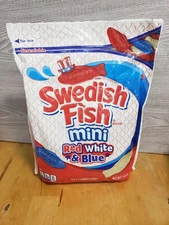 Swedish Fish - MINI - RED, WHITE & BLUE - BB 3/26 - 816g/1 lb12.8 oz - HTF