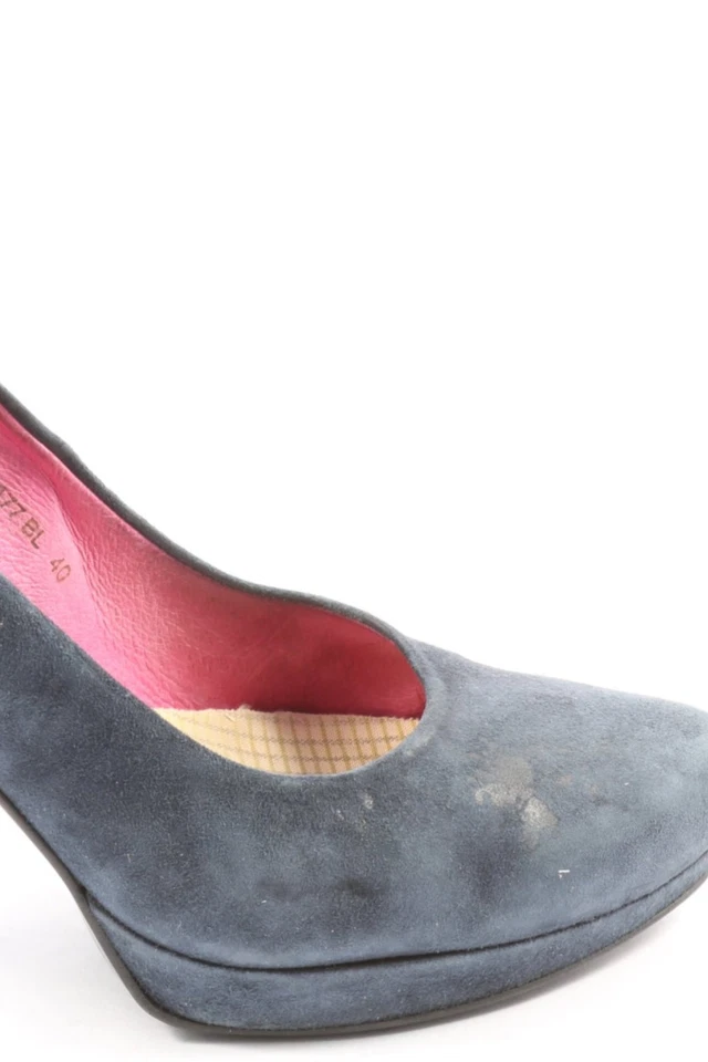 BUFFALO LONDON Zapato Tacón Mujeres Tacones Talla EU 40 azul look casual - Imagen 3 de 4