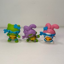 Hello Kitty TMNT Ninja Turtles McDonald's Happy Meal Toys Set of 3