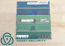 Lot of 5 Mixed Brand 8GB 1Rx8 PC4-2666V DDR4 Desktop DIMM RAM