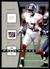 2006 Fleer Hot Prospects Plaxico Burress New York Giants #65