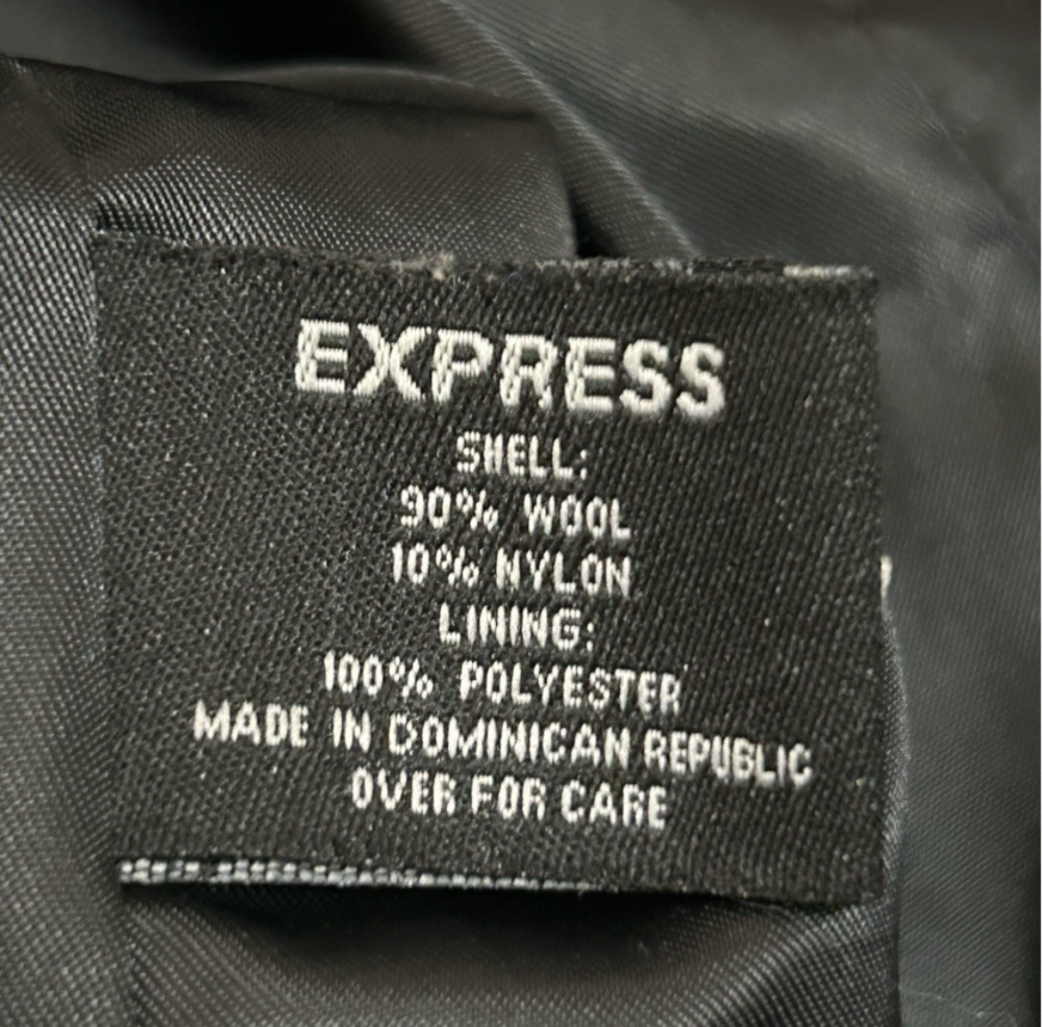 Express  100% wool coat Express 3 Button Collard … - image 4