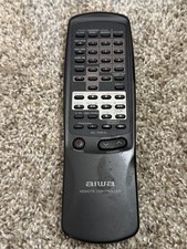Aiwa RC-TMX1U VCR Remote Controller TV/VCR Vintage OEM Black Untested