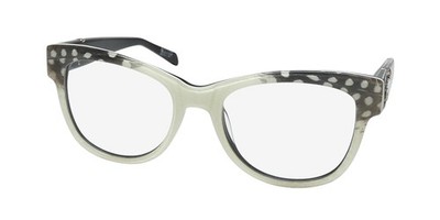 NEW COCO SONG CV167 LOVE PLEASE EYEGLASS FRAME METAL & PLASTIC IVORY FULL-RIM