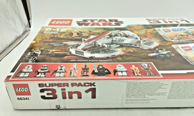 LEGO 66341 3 in 1 8014 8015 8091 MISB New Sealed Star Wars Figures Clone Wars