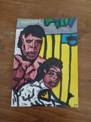 New ListingDrawing Powertool Reserved For Kevin Jail Prison Gay Art
