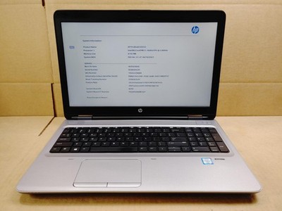 HP ProBook 650 G3 15.6'' Intel i7-7600U  *NO RAM/HDD/AC* **BIOS PASSWORD** *READ*