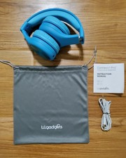 Lilgadgets Connect Wired Kids Headphones for School with Mic, Foldable, Volume