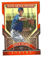 2015 Panini Elite Xtra Edition  ANDREW FAULKNER Rookie Die-Cut Texas Rangers /10