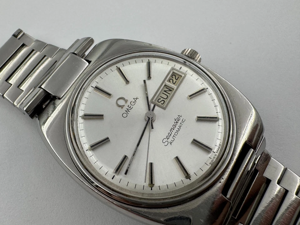 Vintage OMEGA 166.0216.3 Seamaster Day/Date Automatic Cal Ω 1020 all SS - 35 mm - Image 3 of 4