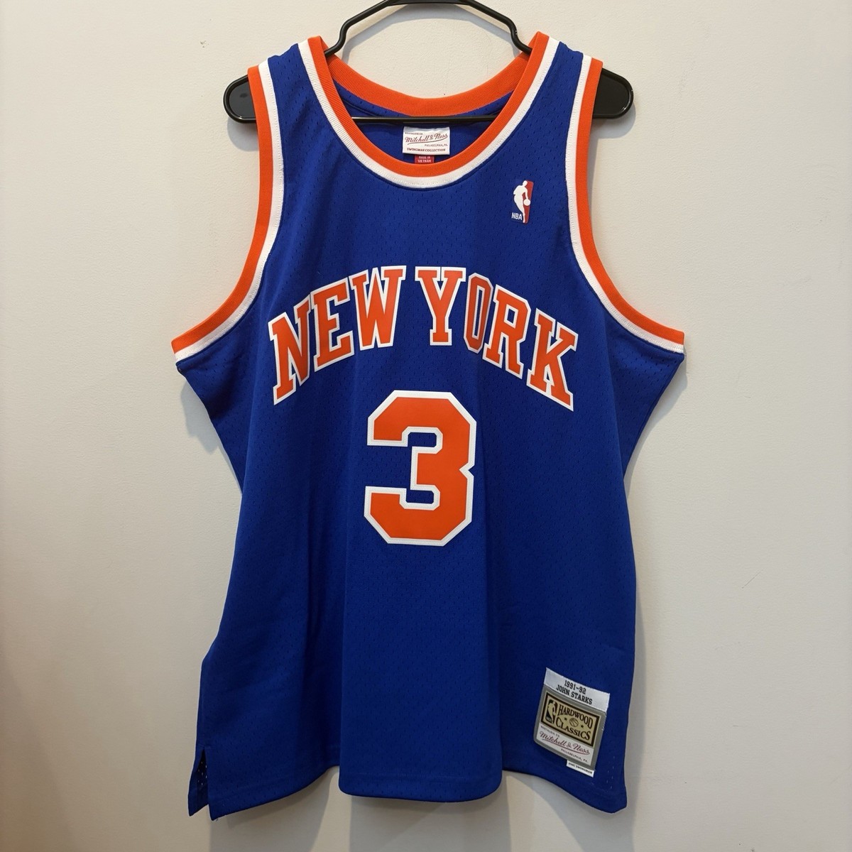 Mitchell & Ness NBA Jersey John Starks New York Knicks Blue XL | eBay