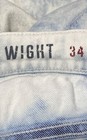 John Varvatos Men's Wight Slim Jeans White Blue Tie Dye Distressed Sz 34 — photo 3