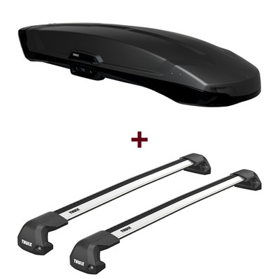Dachbox Thule Vector L + Dachträger Thule für Toyota Avensis Kombi Typ T27 set
