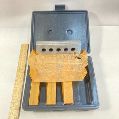 Grizzly Parallel Gage Gauge Set 8 Pairs 1/2'' Hardened Steel w/ Case