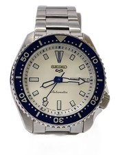 SEIKO Automatic Wristwatch Analog WHT SLV 4R36 16S0