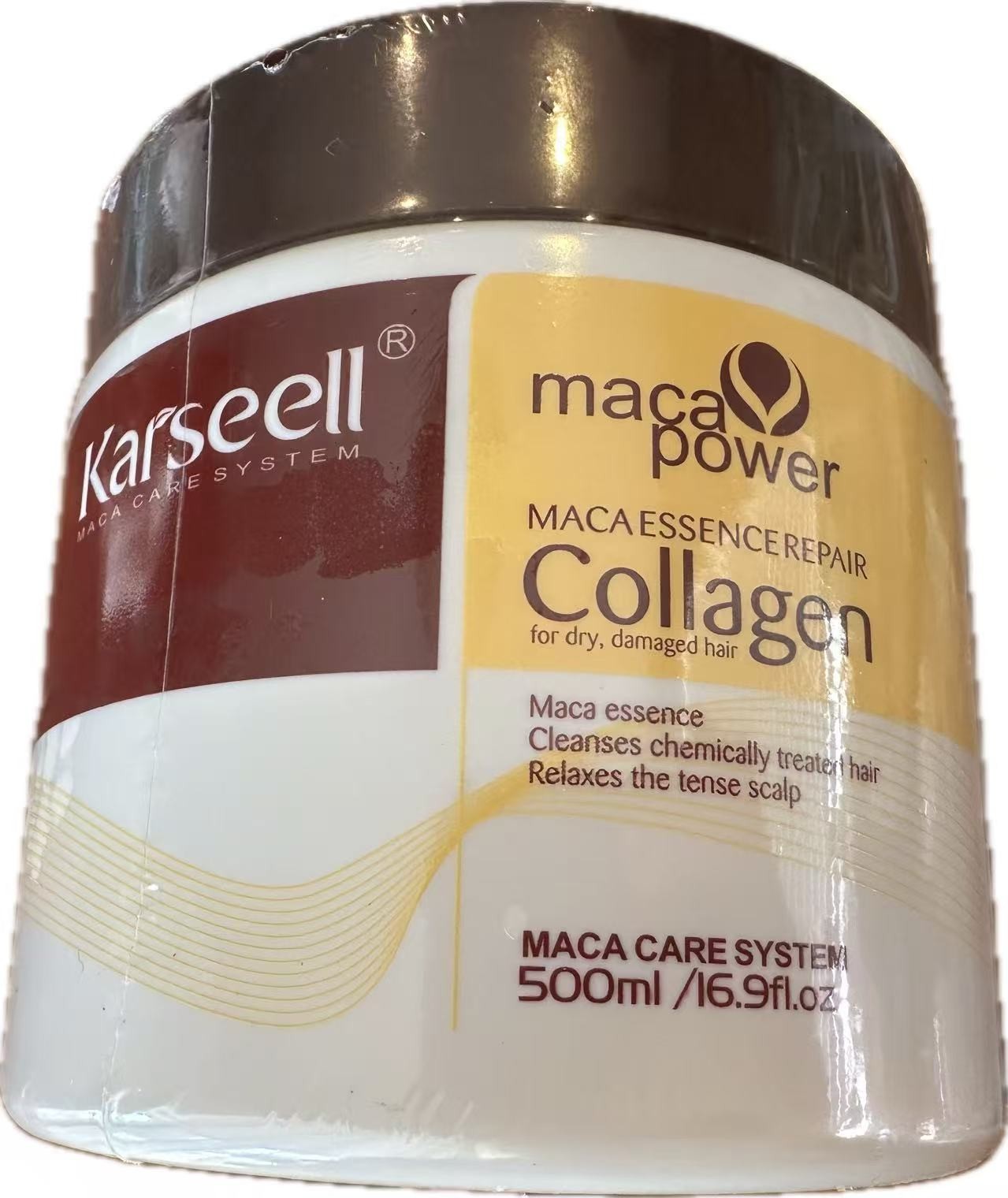 Collagen Maca Essence Repair Hair Treatment 500ml Repair Dry Damaged Treated Hai