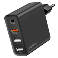 Usb Netzteil 48W Schnelllader 1X USB-C Port 3X USB-A Port Steckdosenadapter Qc
