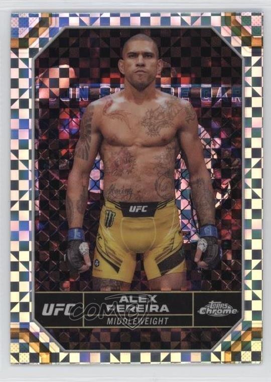 2024 Topps Chrome UFC X-Fractor Alex Pereira #4 1ut