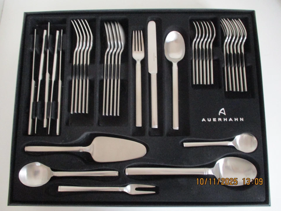 AUERHAHN BESTECK MERIDIA EDELSTAHL MATTIERT, 68-TEILIG - Bild 2 von 4