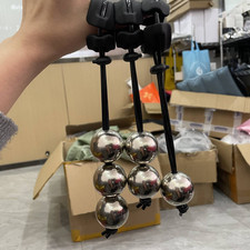 Heavy Metal Weight Ball Stretcher Adjustable Penis Ring for Male Penis Training