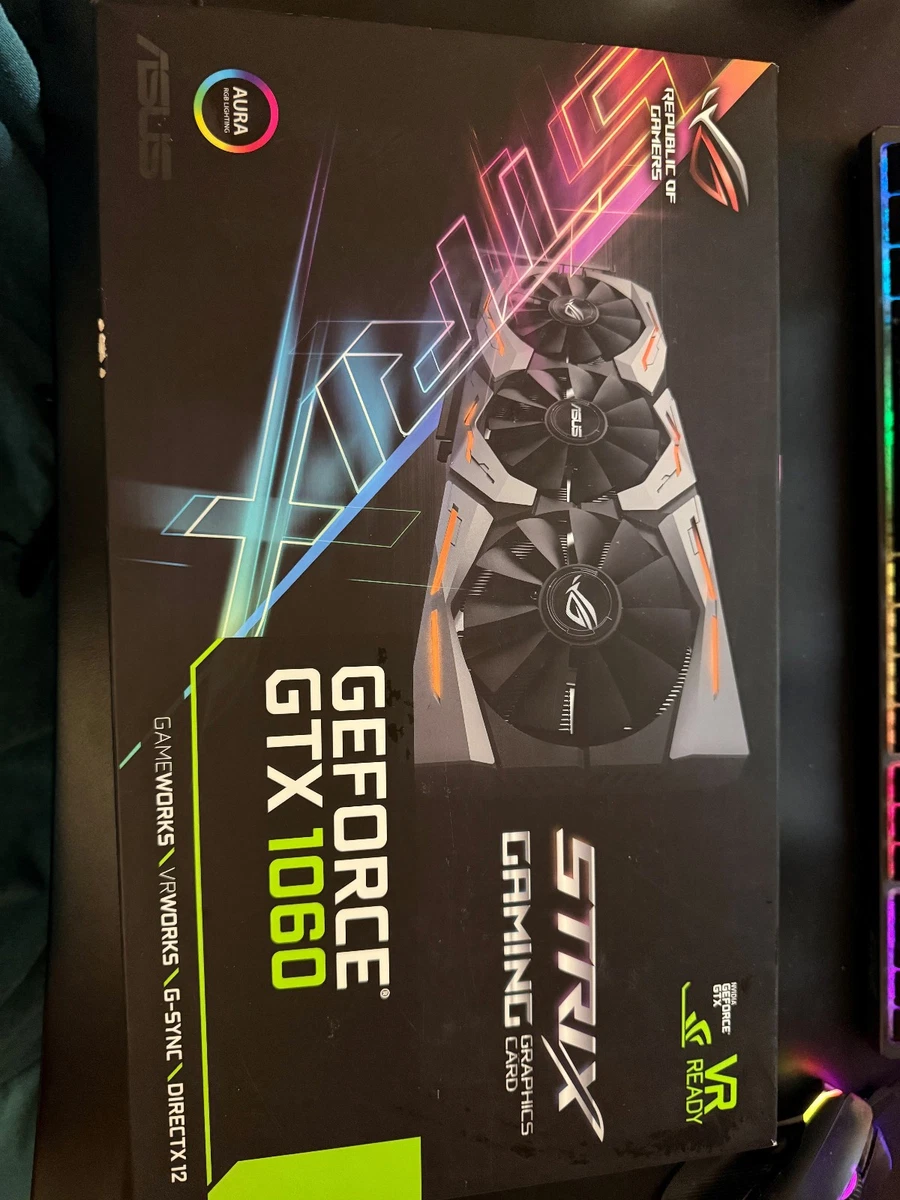 ASUS NVIDIA GeForce GTX 1060 6 GB Memory Computer Graphics Cards