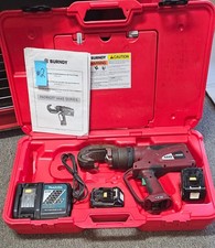 Burndy PAT444SL5 Hydraulic battery operated crimper dieless crimping tool